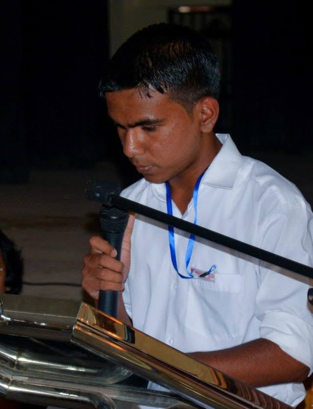 At the podium — Vivarthana 2015