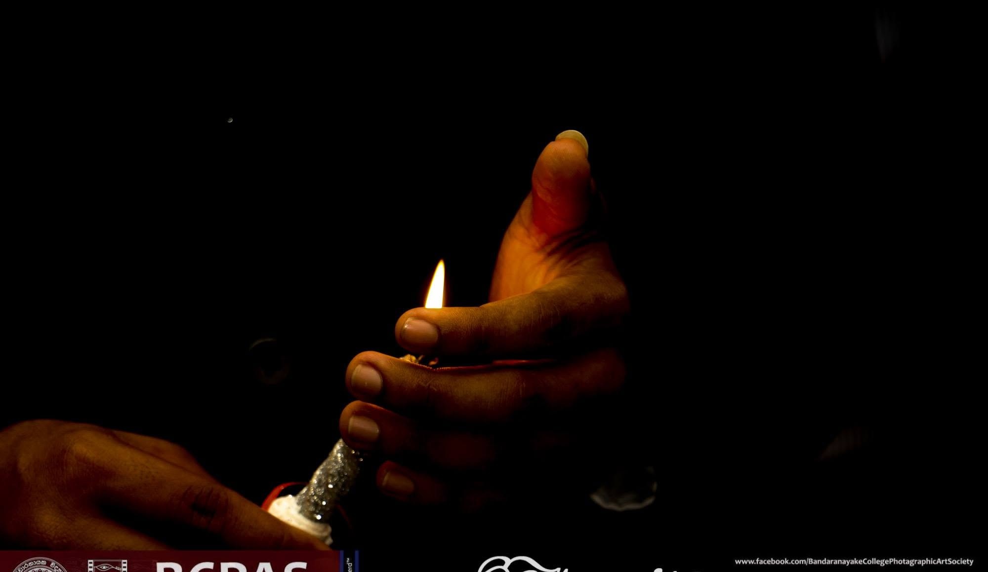 Lighting a lamp — Vivarthana 2016